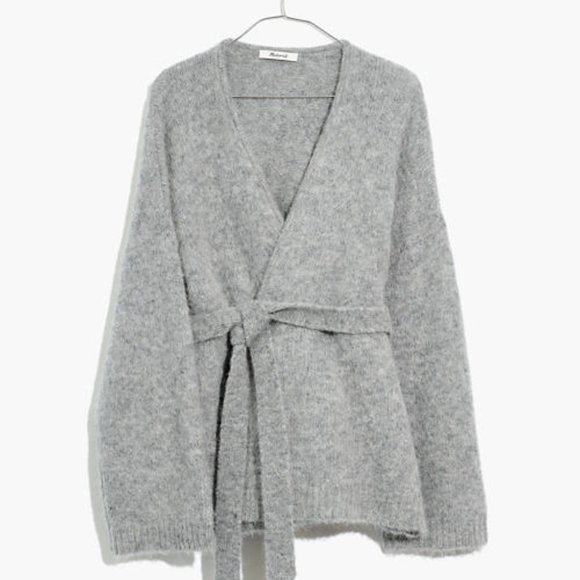 Madewell Sweaters - 🎈Madewell Heather Husky Harmon Wool Wrap Card